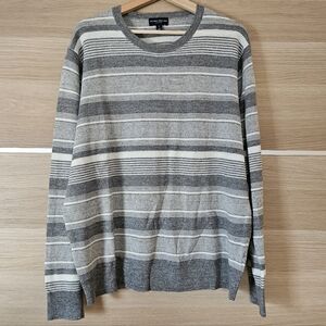 Peter Millar Collection Linen Merino Wool Striped Crewneck Sweater Men’s XL